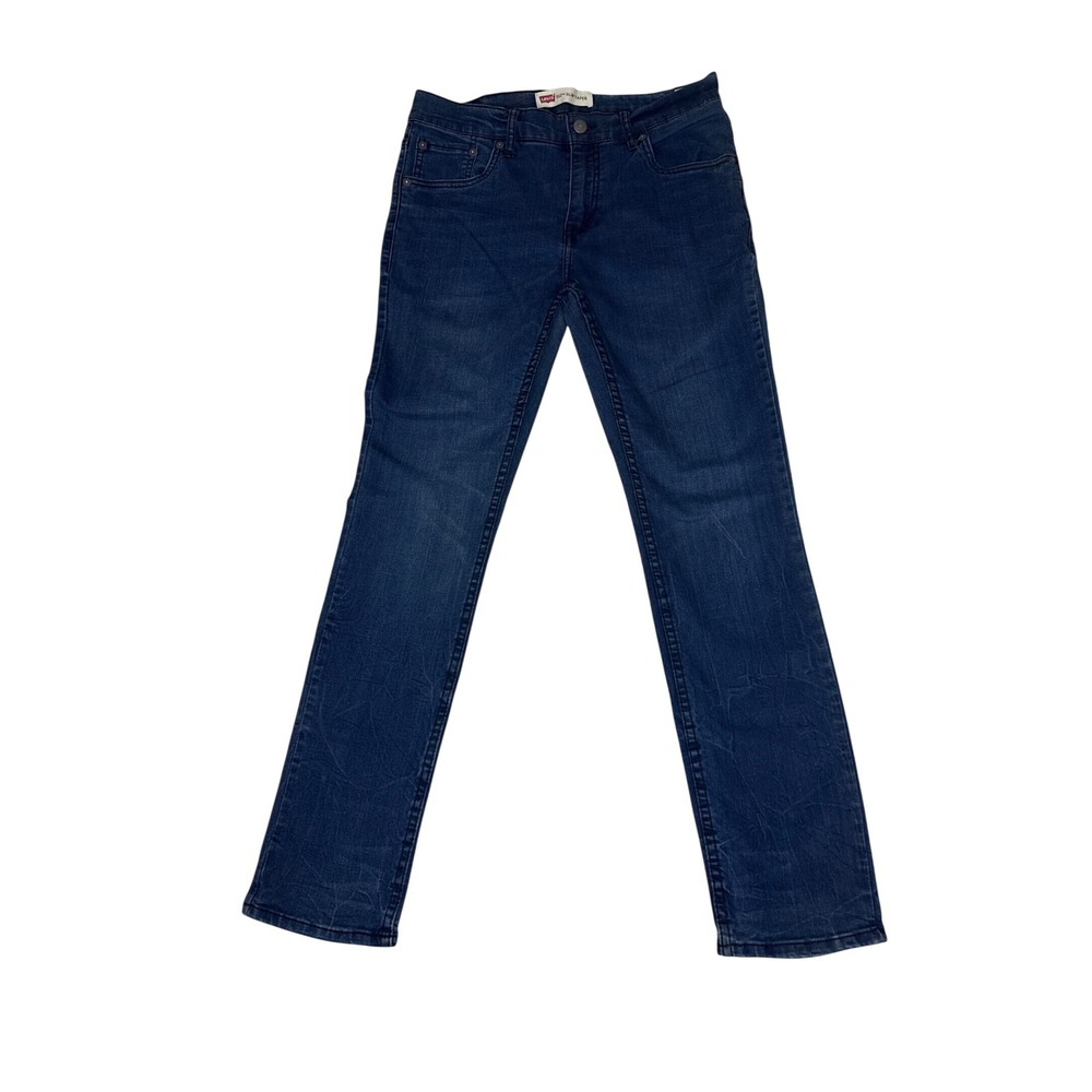 Levis 512 Slim Taper Jeans Mens 16 Reg W28 L28 Blue Cotton Blend Stretch Casual
